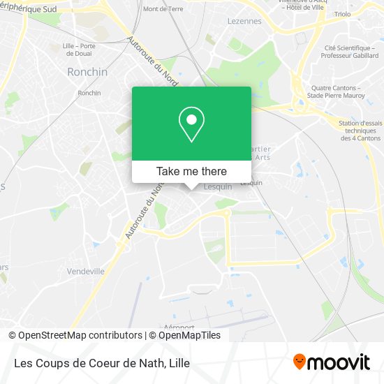 Les Coups de Coeur de Nath map