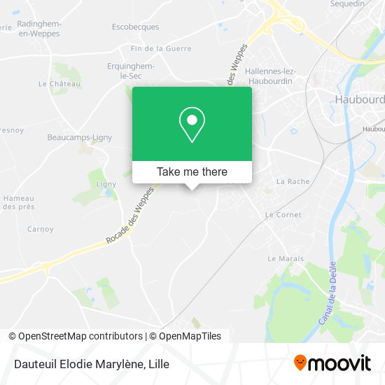 Dauteuil Elodie Marylène map