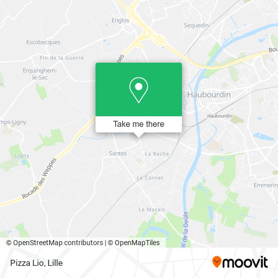 Pizza Lio map