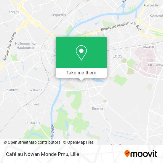 Café au Nowan Monde Pmu map