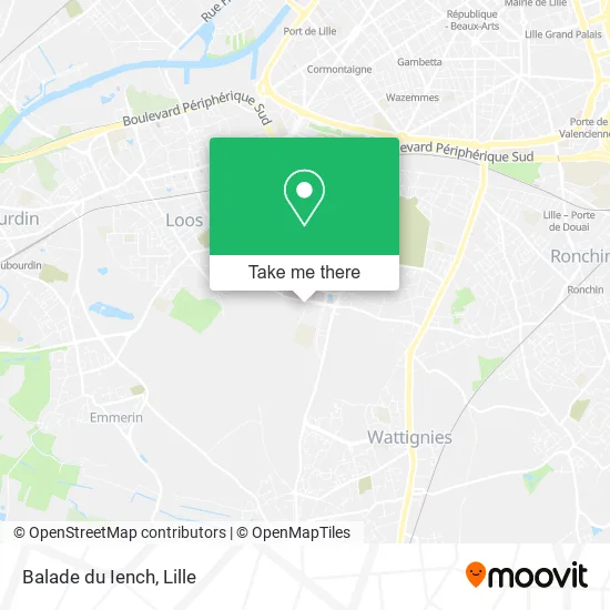 Balade du Iench map