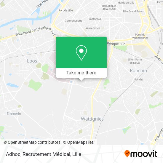 Mapa Adhoc, Recrutement Médical