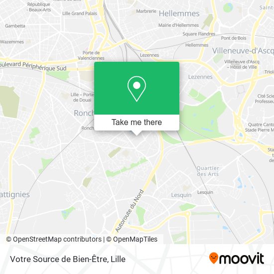 Votre Source de Bien-Être map