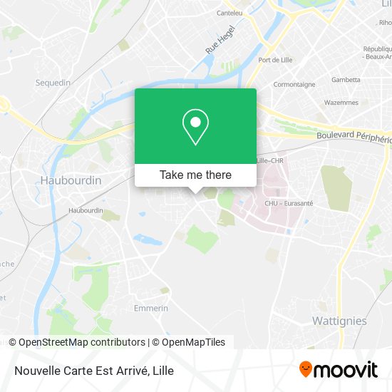 Nouvelle Carte Est Arrivé map