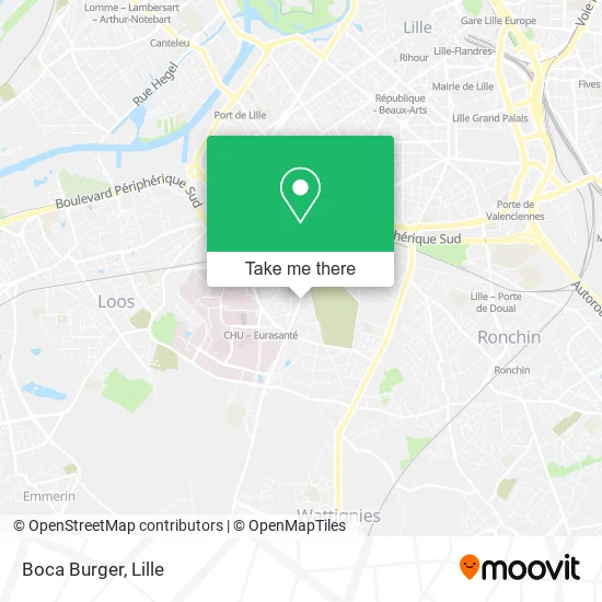 Boca Burger map
