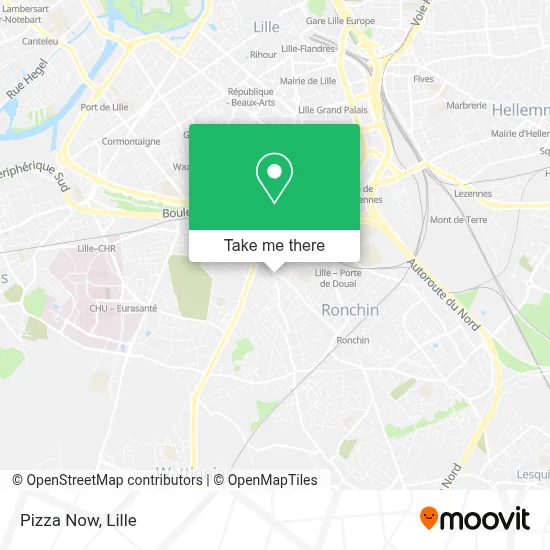 Pizza Now map