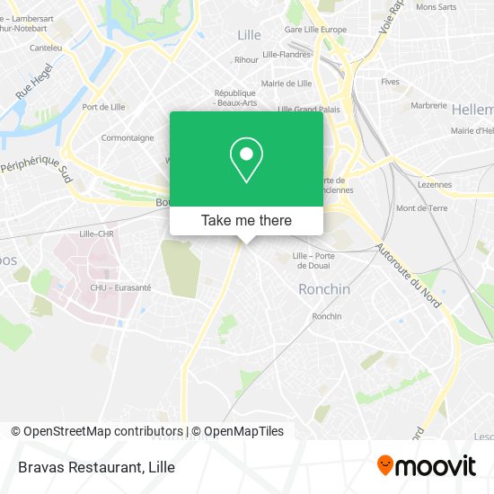 Bravas Restaurant map