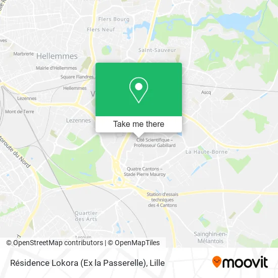 Résidence Lokora (Ex la Passerelle) map