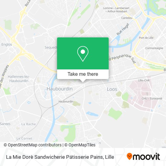La Mie Dorè Sandwicherie Pátisserie Pains map