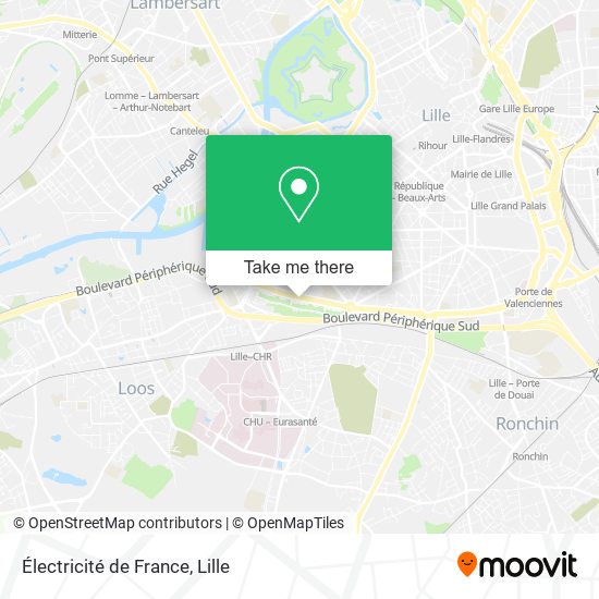 Électricité de France map