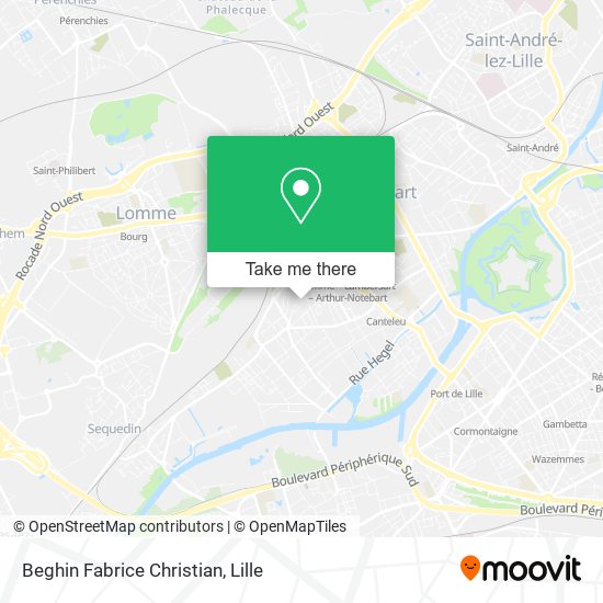 Beghin Fabrice Christian map