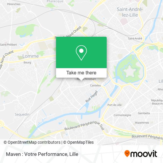 Maven : Votre Performance map