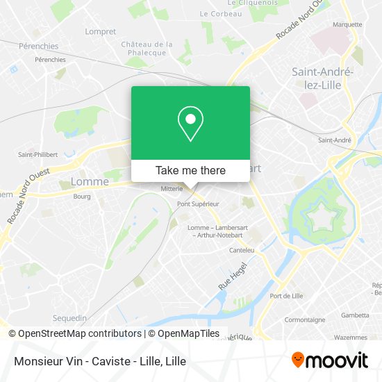 Monsieur Vin - Caviste - Lille map
