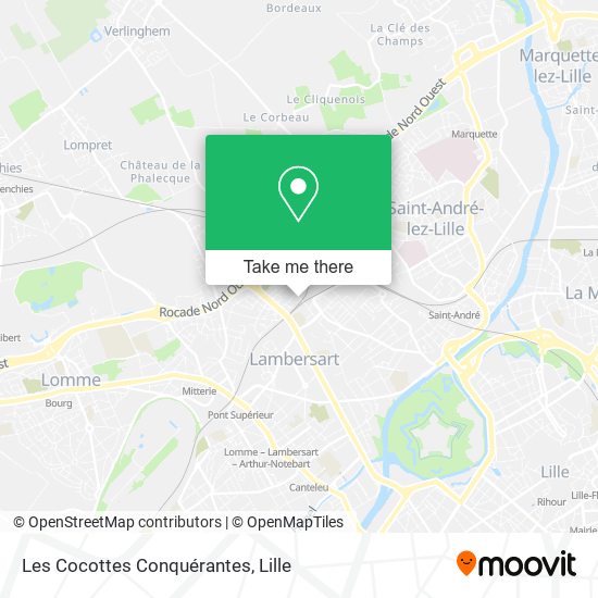 Les Cocottes Conquérantes map