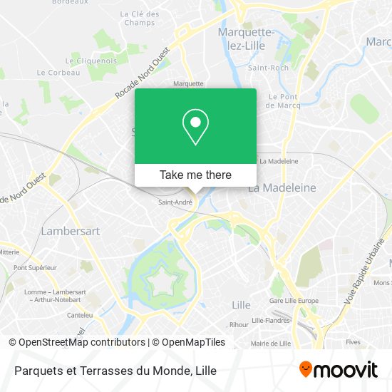 Parquets et Terrasses du Monde map