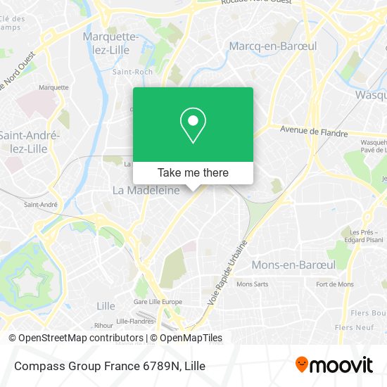 Compass Group France 6789N map
