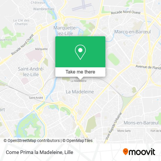 Come Prima la Madeleine map