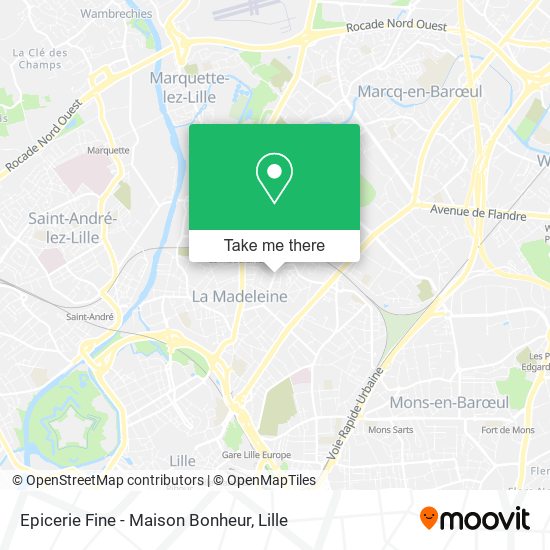 Epicerie Fine - Maison Bonheur map