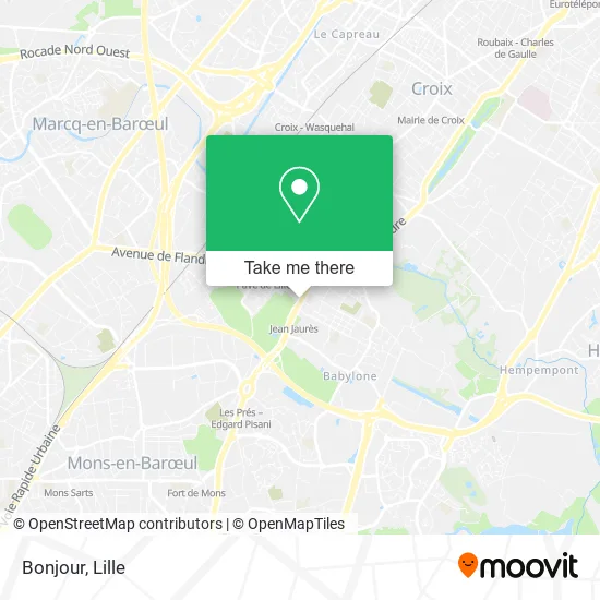 Bonjour map