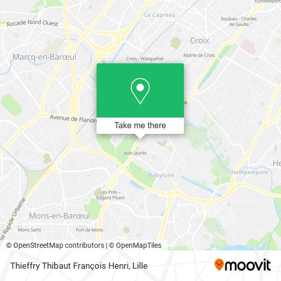 Thieffry Thibaut François Henri map