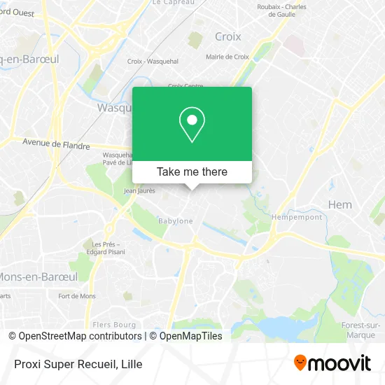 Proxi Super Recueil map