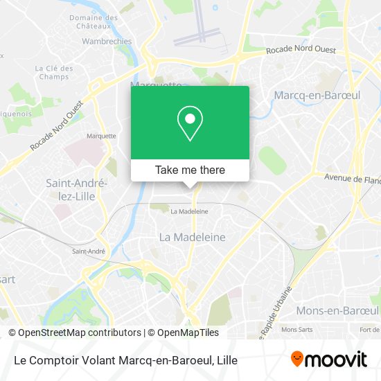 Le Comptoir Volant Marcq-en-Baroeul map