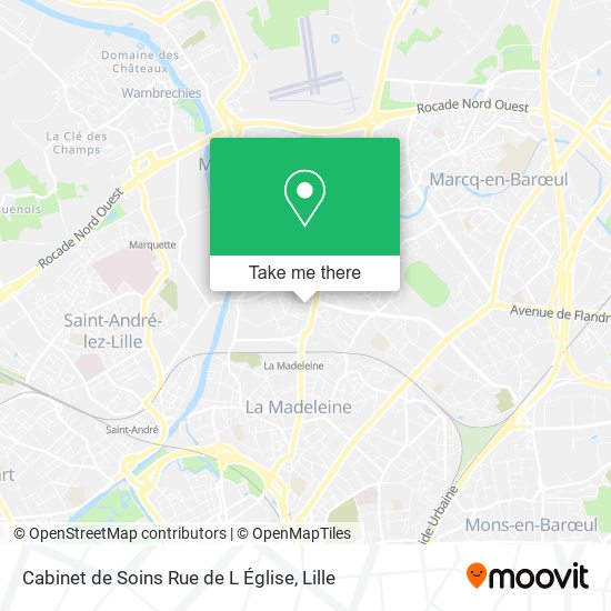 Cabinet de Soins Rue de L Église map