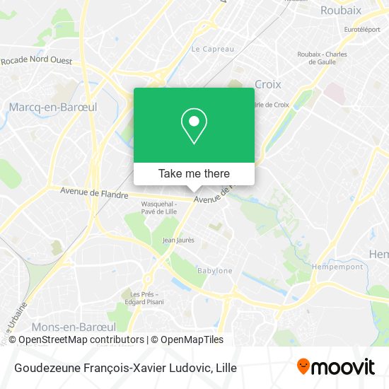 Goudezeune François-Xavier Ludovic map