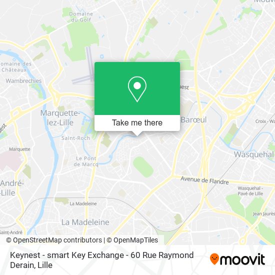 Keynest - smart Key Exchange - 60 Rue Raymond Derain map