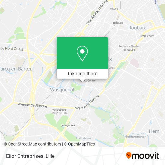 Elior Entreprises map