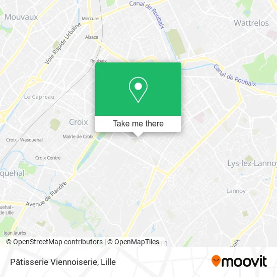 Pâtisserie Viennoiserie map