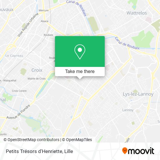 Petits Trésors d'Henriette map