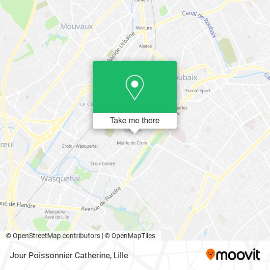 Jour Poissonnier Catherine map