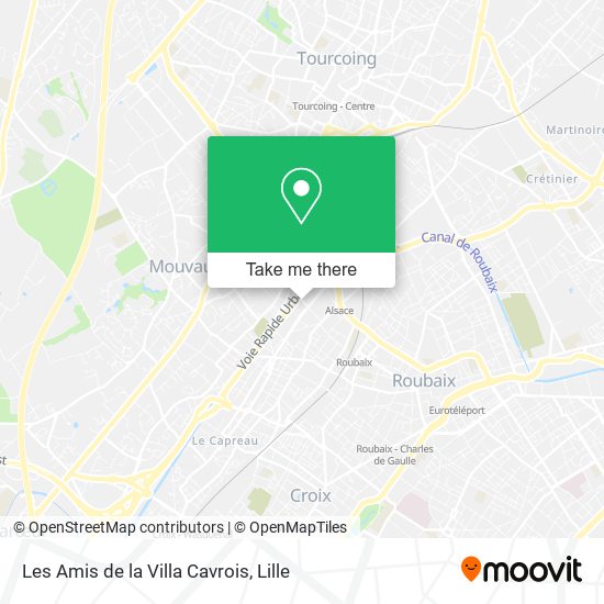 Les Amis de la Villa Cavrois map