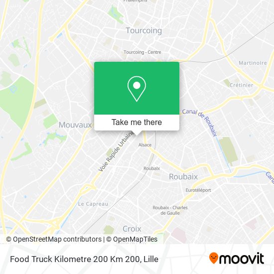 Mapa Food Truck Kilometre 200 Km 200