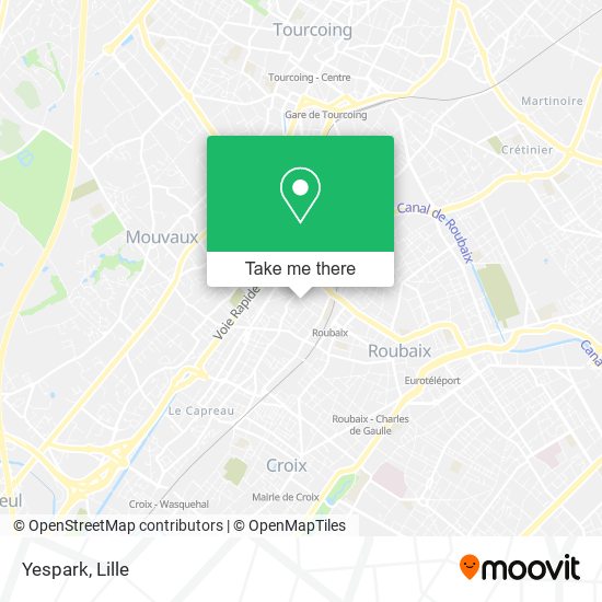 Yespark map