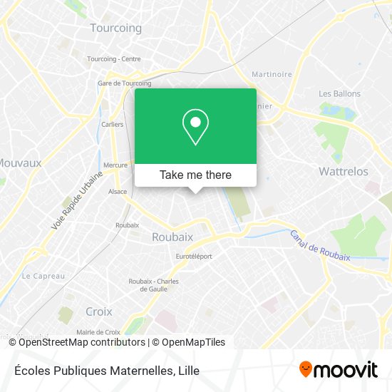 Écoles Publiques Maternelles map