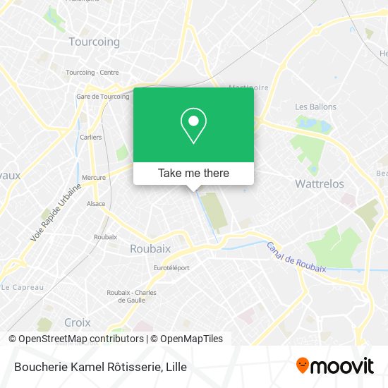 Boucherie Kamel Rôtisserie map