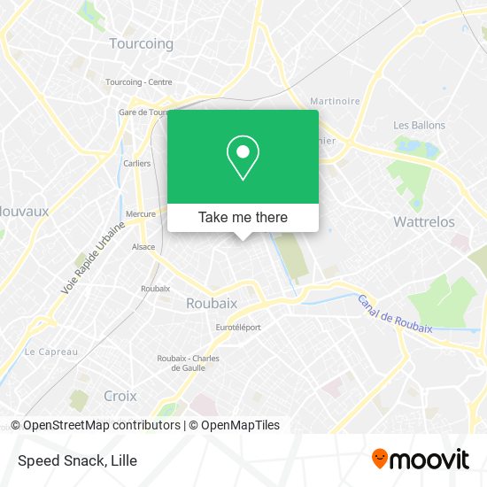 Speed Snack map