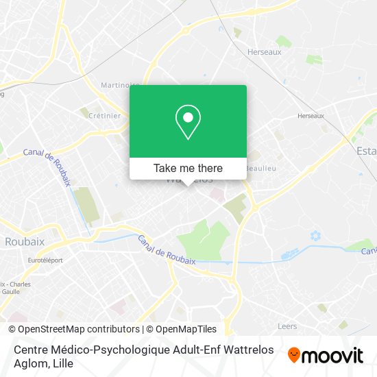 Centre Médico-Psychologique Adult-Enf Wattrelos Aglom map