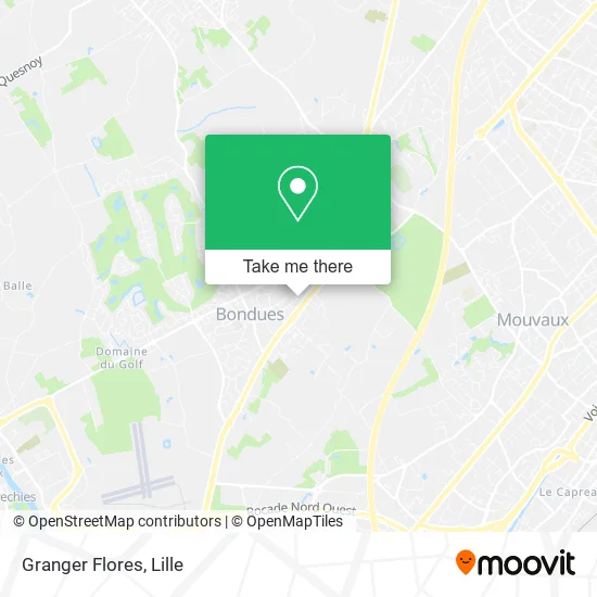 Granger Flores map