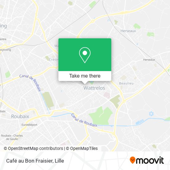 Café au Bon Fraisier map