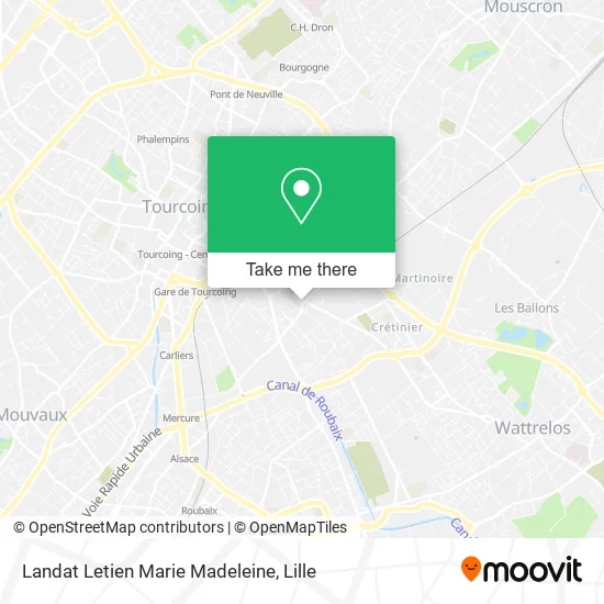 Landat Letien Marie Madeleine map