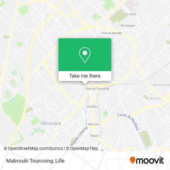 Mabrouki Tourcoing map