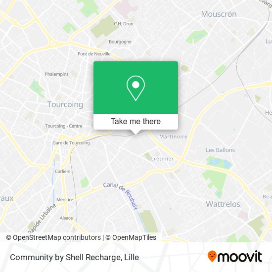 Community by Shell Recharge map