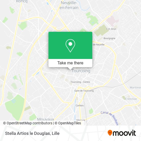 Stella Artios le Douglas map