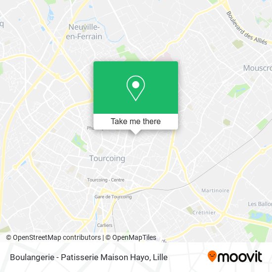 Boulangerie - Patisserie Maison Hayo map