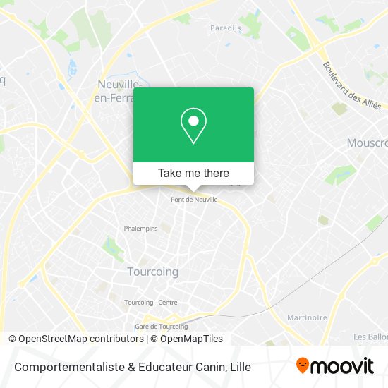 Comportementaliste & Educateur Canin map