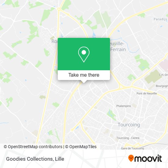 Goodies Collections map