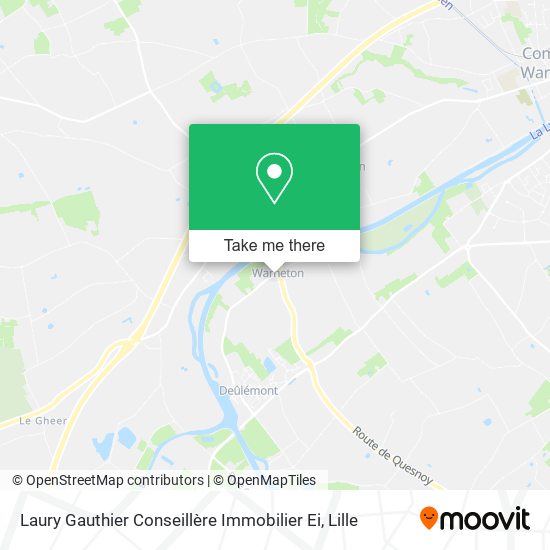 Laury Gauthier Conseillère Immobilier Ei map